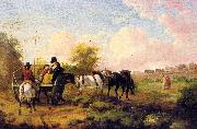 Julius Caesar Ibbetson Going to Market oil painting artist